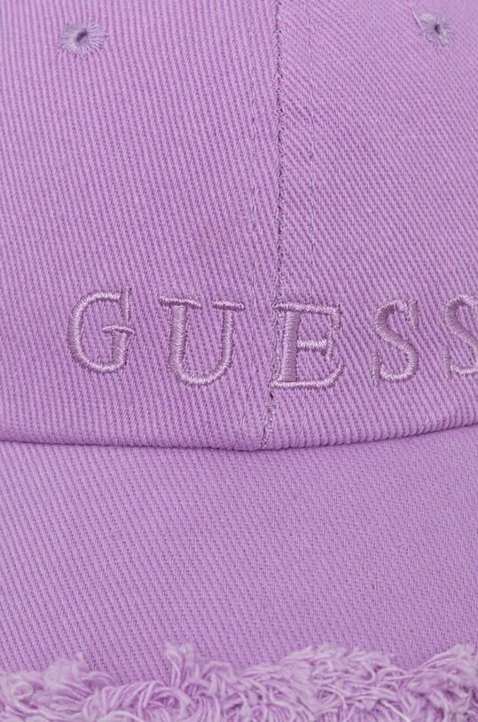 Бавовняна бейсболка Guess AW9493.COT01 фіолетовий SS24