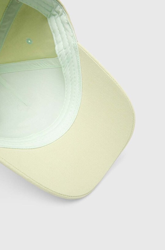 Guess czapka z daszkiem bawełniana RHINESTONES zielony V4GZ00.WFKN0