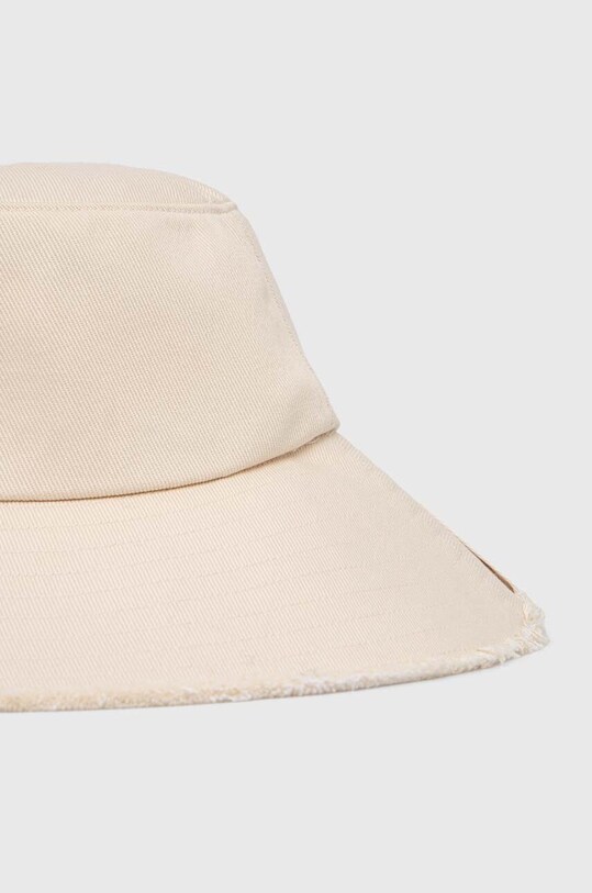 Doplňky Bavlněná čepice Calvin Klein K60K611725 béžová