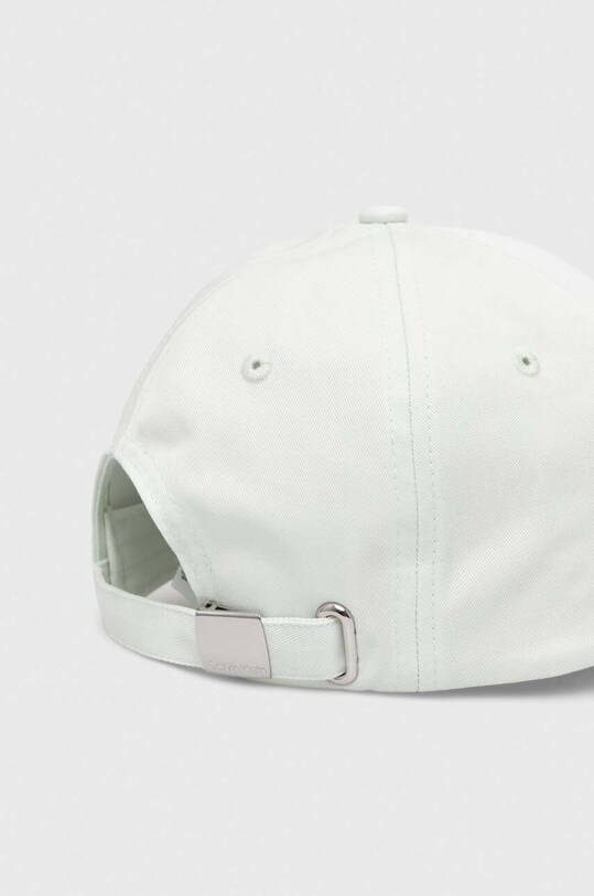 Akcesoria Calvin Klein czapka z daszkiem bawełniana K60K612000 zielony