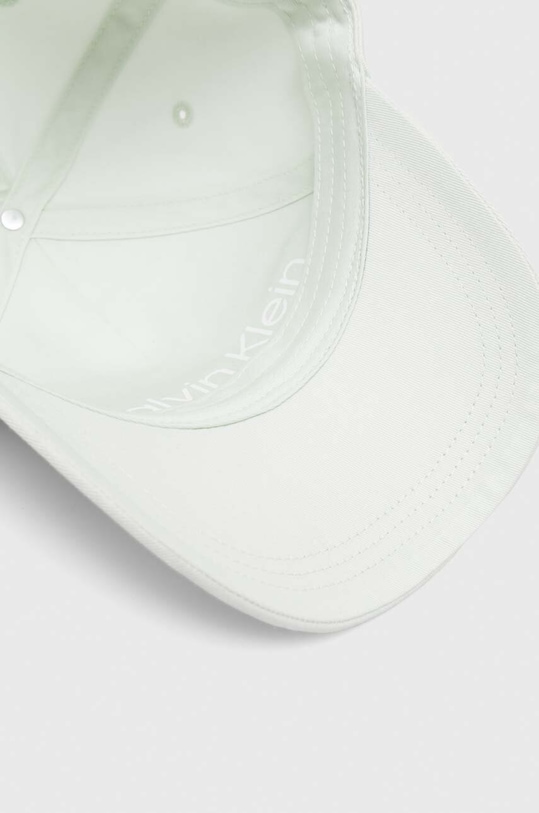 Pamučna kapa sa šiltom Calvin Klein zelena K60K612000