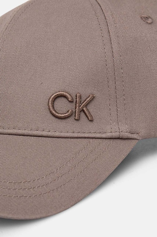 Бавовняна бейсболка Calvin Klein K60K612000 бежевий AW24