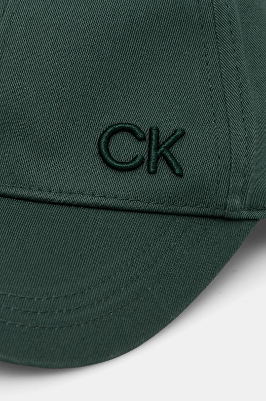 Calvin Klein șapcă de baseball din bumbac K60K612000 verde AW24