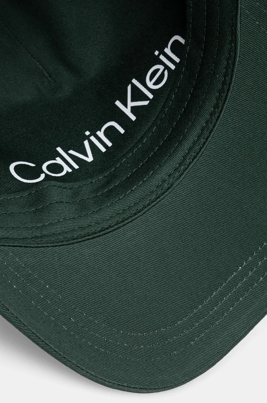 Calvin Klein șapcă de baseball din bumbac verde K60K612000