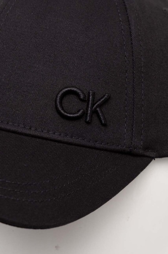 Calvin Klein czapka z daszkiem bawełniana K60K612000 czarny AW24