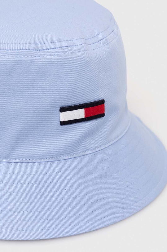 Tommy Jeans kapelusz bawełniany AW0AW15957 niebieski SS24