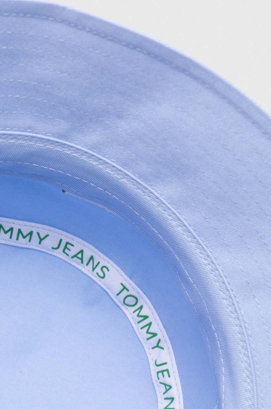 Tommy Jeans kapelusz bawełniany niebieski AW0AW15957