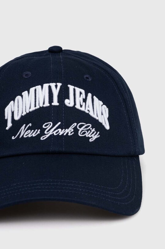 Бавовняна бейсболка Tommy Jeans AW0AW15959 темно-синій SS24