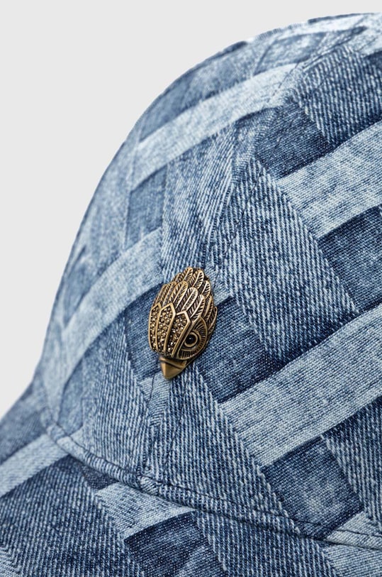 Kurt Geiger London șapcă de baseball din denim 2094388609 albastru SS24