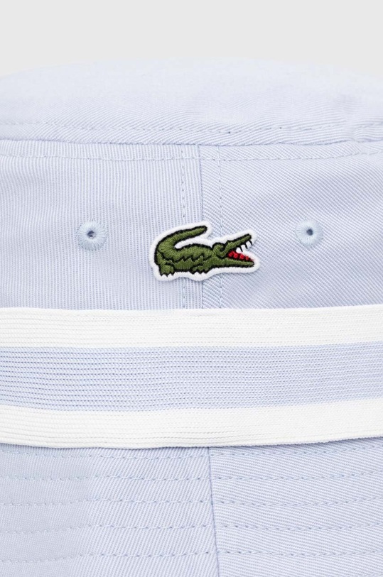 Bavlněná čepice Lacoste RK0808 modrá SS24