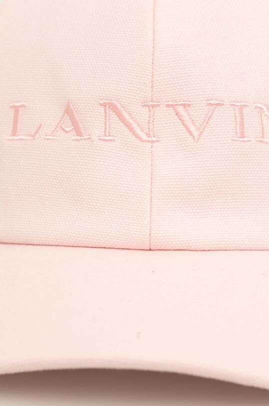 Бавовняна бейсболка Lanvin 6LBAST.U7652 рожевий SS24