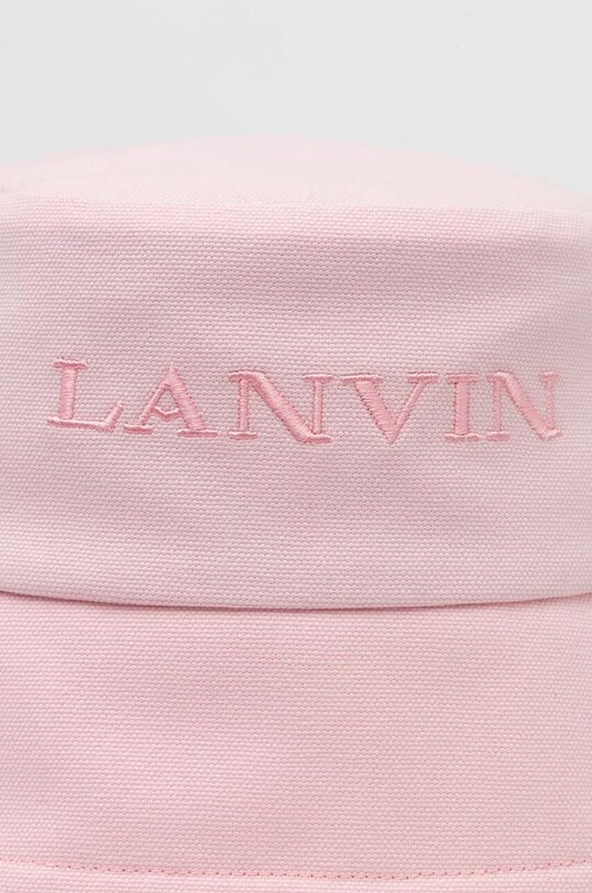 Accesorii Lanvin pălărie din bumbac 6LPESC.U7652 roz