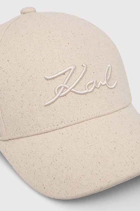 Kšiltovka Karl Lagerfeld 241W3402 béžová SS24