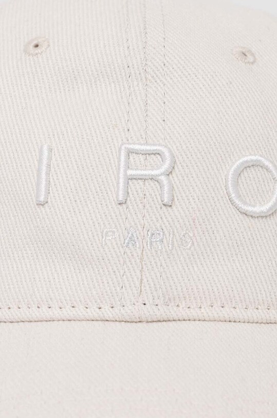 IRO șapcă de baseball din bumbac alb WM90GREB