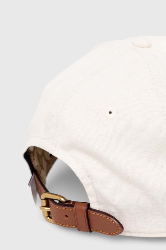 Akcesoria Coach czapka z daszkiem bawełniana 29CQ753 beżowy