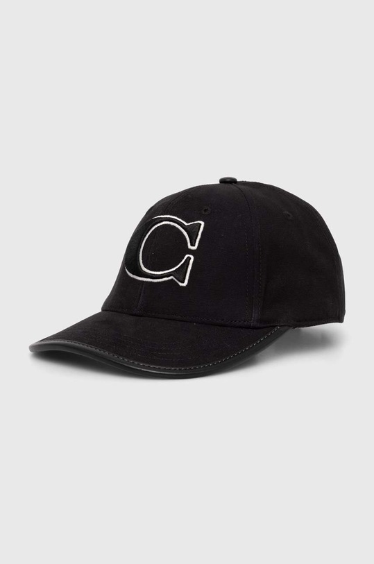 Coach șapcă de baseball din bumbac bumbac negru 29CH793