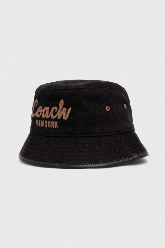 Coach kapelusz jeansowy 29CS576 czarny SS24