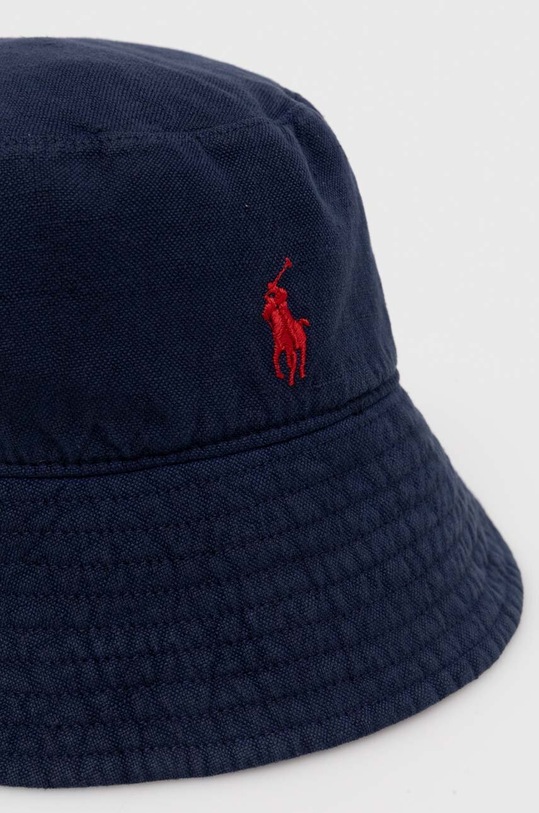 Polo Ralph Lauren kapelusz lniany 455938465 granatowy SS24
