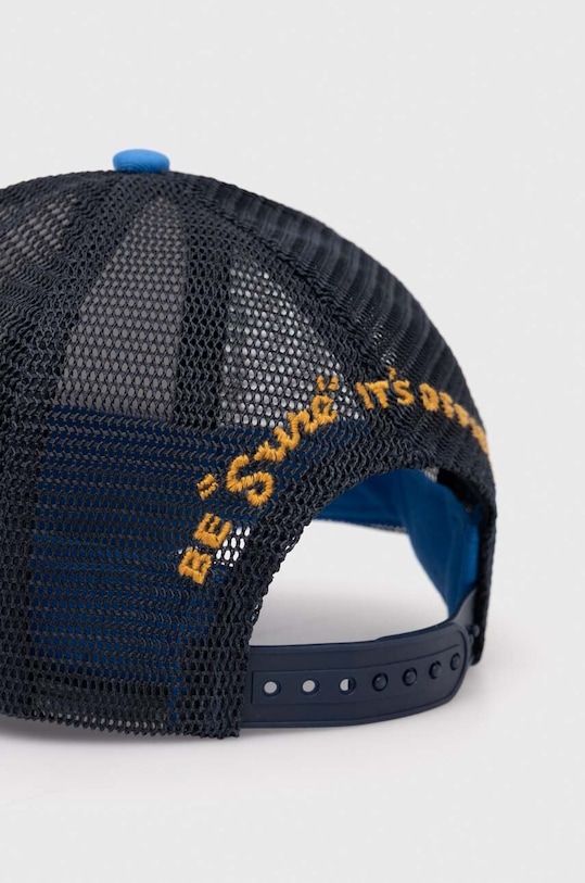 Akcesoria Superdry czapka z daszkiem W9010176A.VFJ niebieski