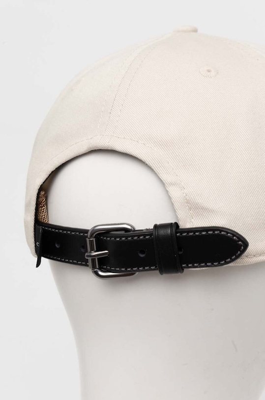 Coach șapcă de baseball din bumbac CO100321 bej AW24