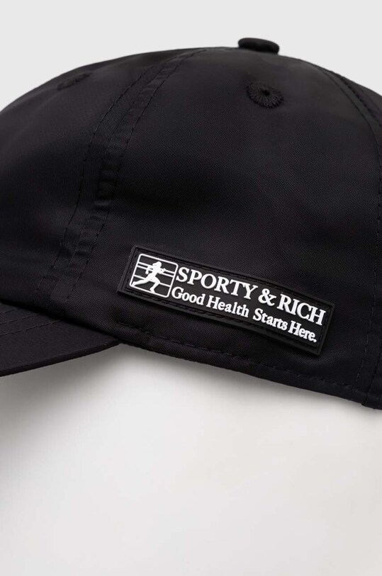 Sporty & Rich baseball cap Good Health Cap AC001S405GB black SS24