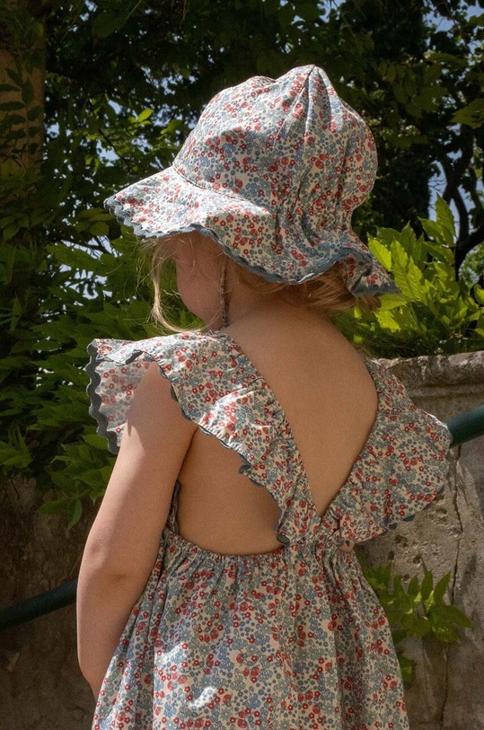 Dětská bavlněná čepice Konges Sløjd bavlna modrá KS100559