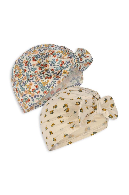 Kojenecká čepice Konges Sløjd 2-pack tenká modrá KS100103