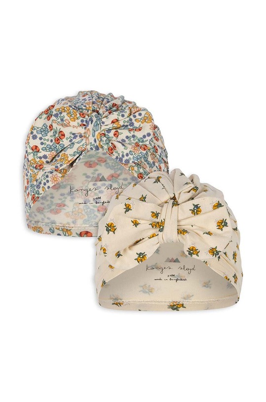 Kojenecká čepice Konges Sløjd 2-pack KS100103 modrá SS24