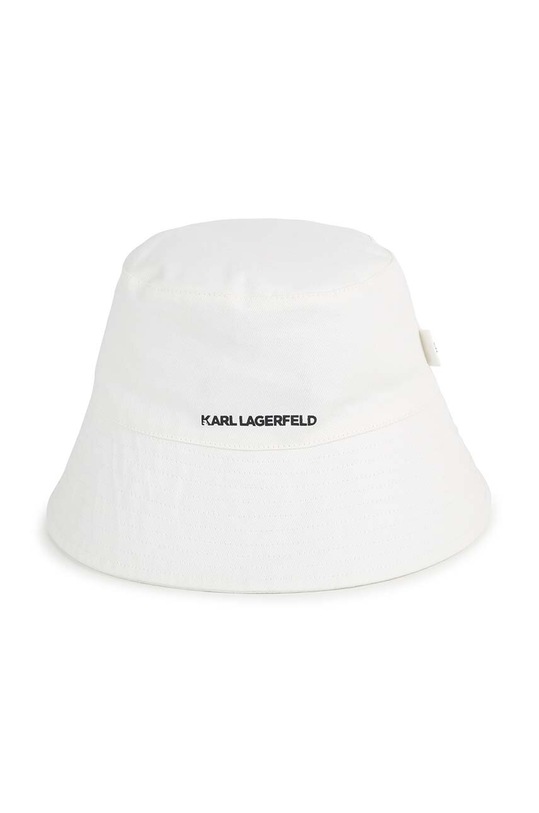 Karl Lagerfeld kapelusz bawełniany dziecięcy Z30158. beżowy SS24