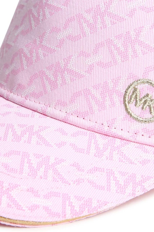 BIMBA Michael Kors cappello con visiera in cotone bambini R30089. rosa