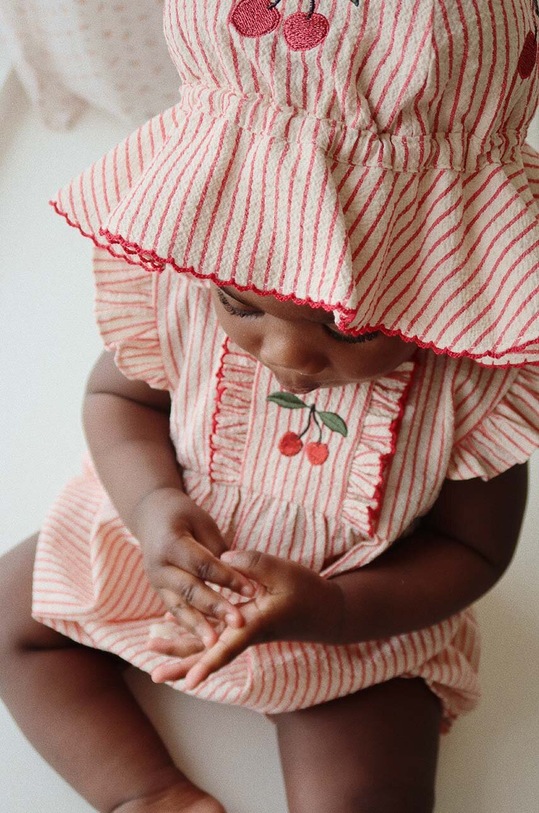 Дівчинка Дитячий капелюх Konges Sløjd KS100863 червоний