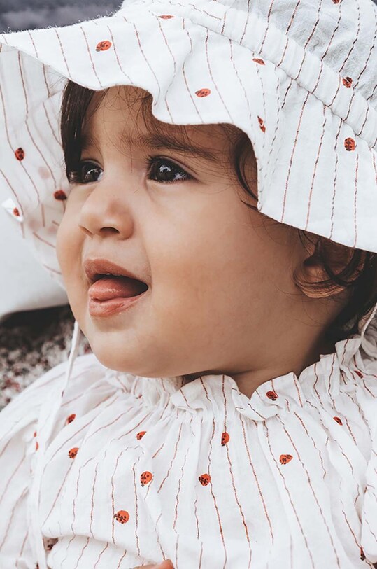 Девочка Детская хлопковая шляпа That's mine Kassia 068134 белый