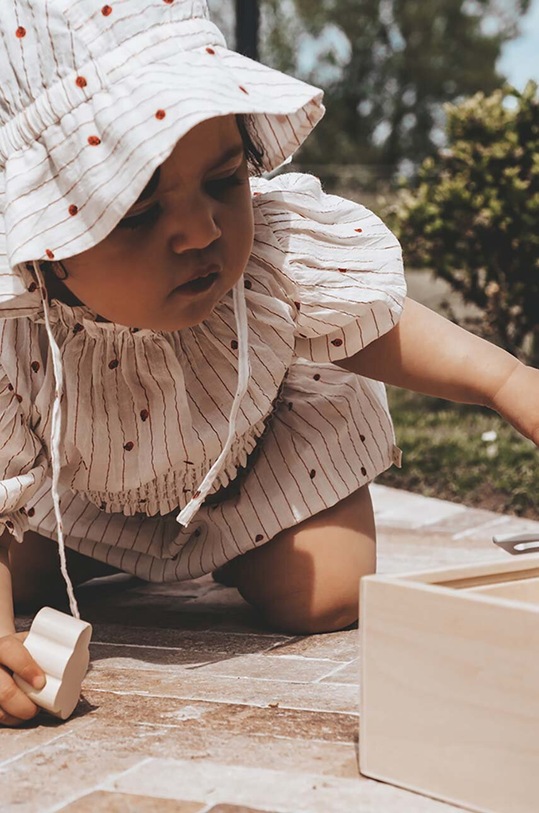 Детская хлопковая шляпа That's mine Kassia 068134 белый