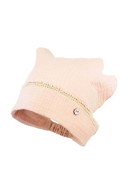 Detská bavlnená čiapka Jamiks AOLANI oranžová AOLANI.or.Chu.JLG042.G