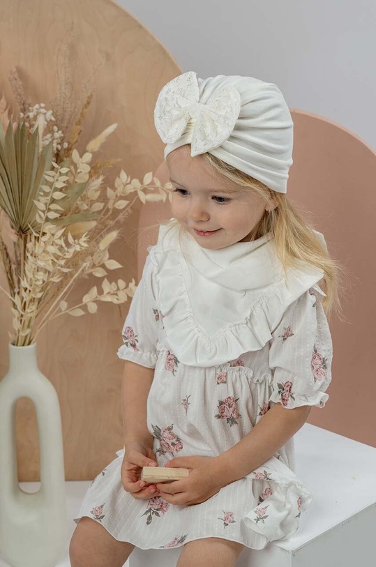 Jamiks cappello per bambini INGEBORGE a maglia fine beige INGEBORGE.Naky.JWG108.G