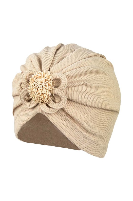 Dětská čepice Jamiks TELIKA tenká hnědá TELIKA.Nak.JWG062.G