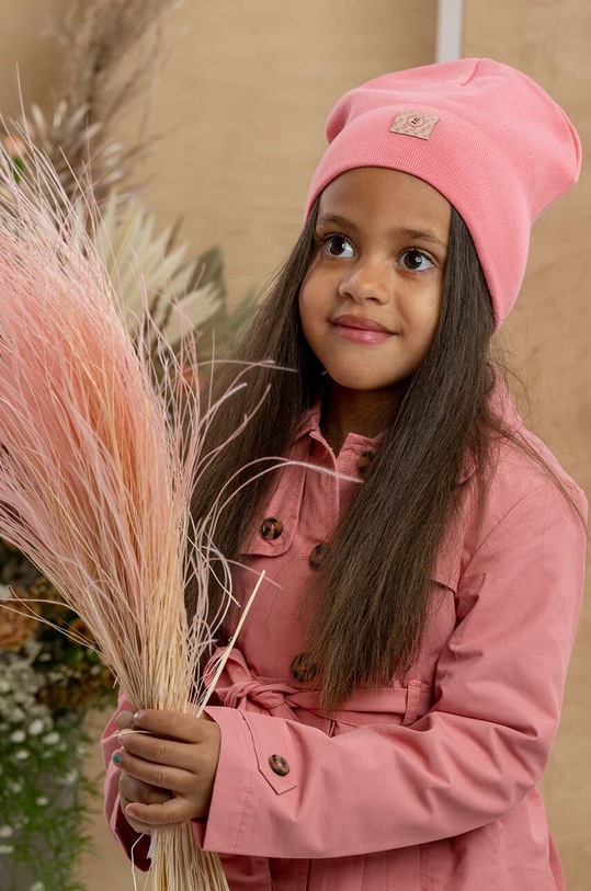 Dievča Detská bavlnená čiapka Jamiks VITORIA VITORIA.Nak.JWG024.G fialová