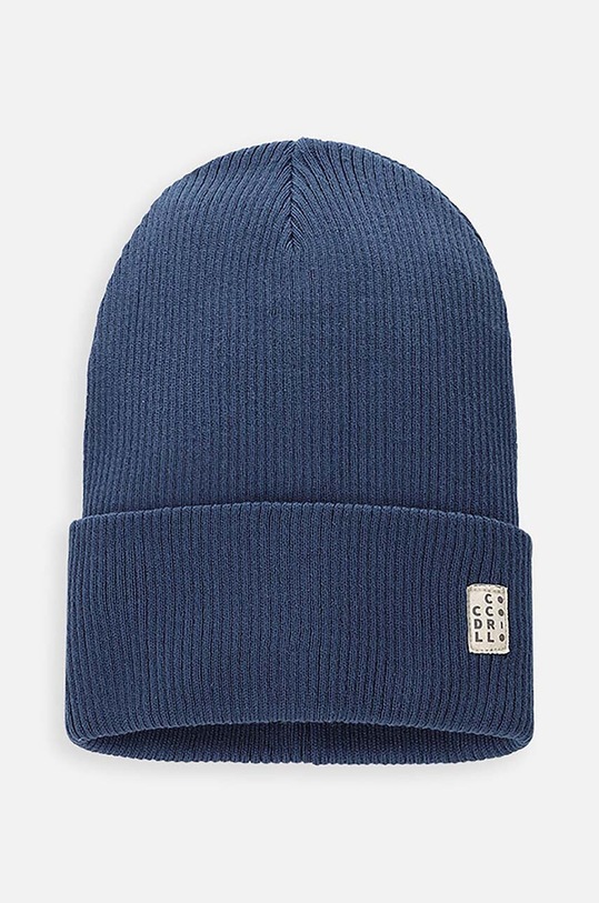 Dětská bavlněná čepice Coccodrillo bavlna modrá WC4364301BAC
