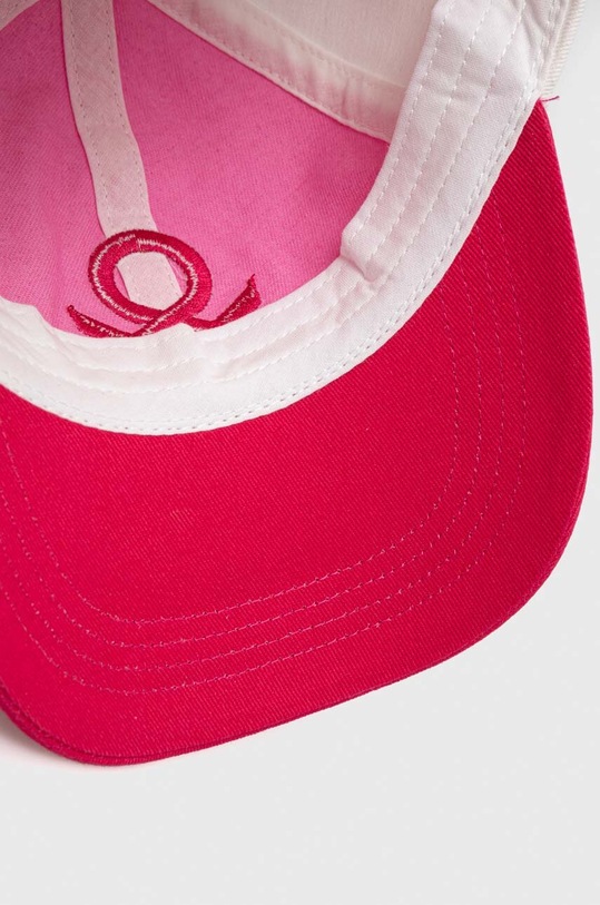United Colors of Benetton șapcă din bumbac pentru copii roz 6G0QCA01C.G.Sea.PPYH