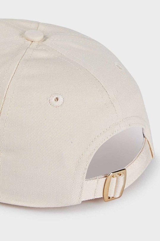Dziewczynka Mayoral czapka z daszkiem bawełniana dziecięca 10721.6D.Mini.PPYH beżowy