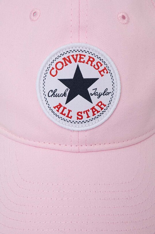 Converse șapcă din bumbac pentru copii 9A5411.G roz SS24