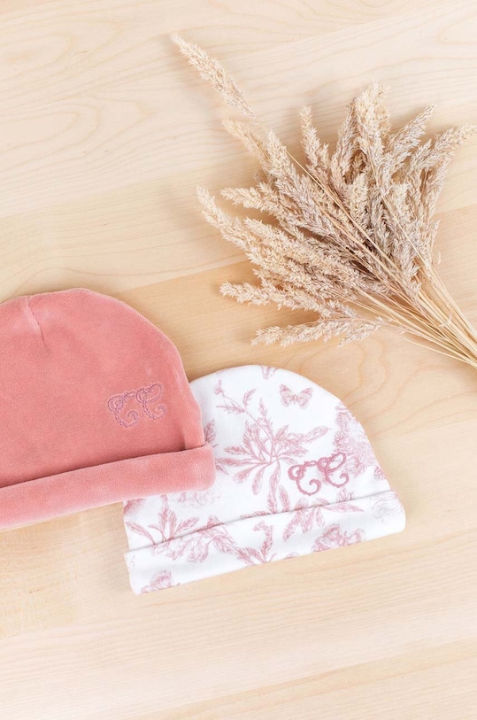 Dziewczynka Tartine et Chocolat czapka bawełniana dziecięca TT90171. różowy