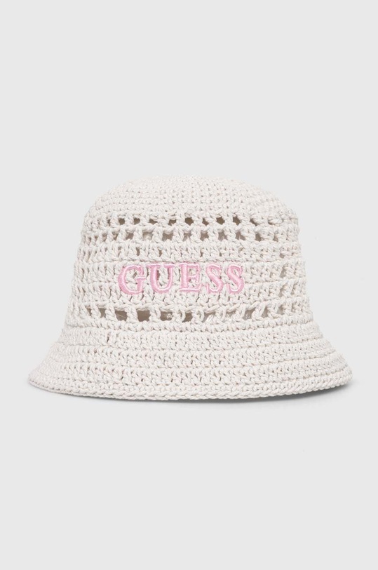 Guess kapelusz bawełniany dziecięcy aplikacja beżowy J4GZ35.WG4O0.PPYH