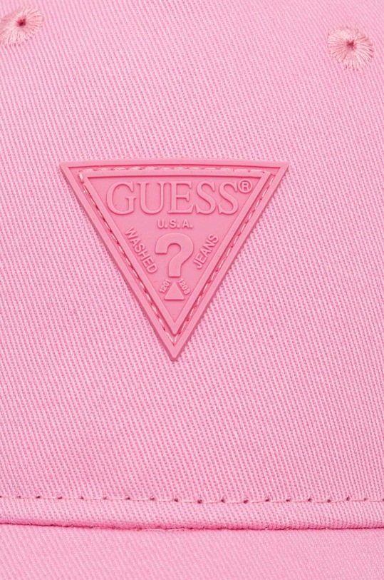 Dětská bavlněná kšiltovka Guess H4GZ01.WO08O.G.PPYH růžová SS24