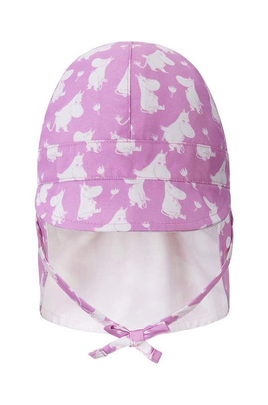 Oboustranná baseballová čepice Reima Moomin Solskydd 5300269A.G.PPYH růžová SS24