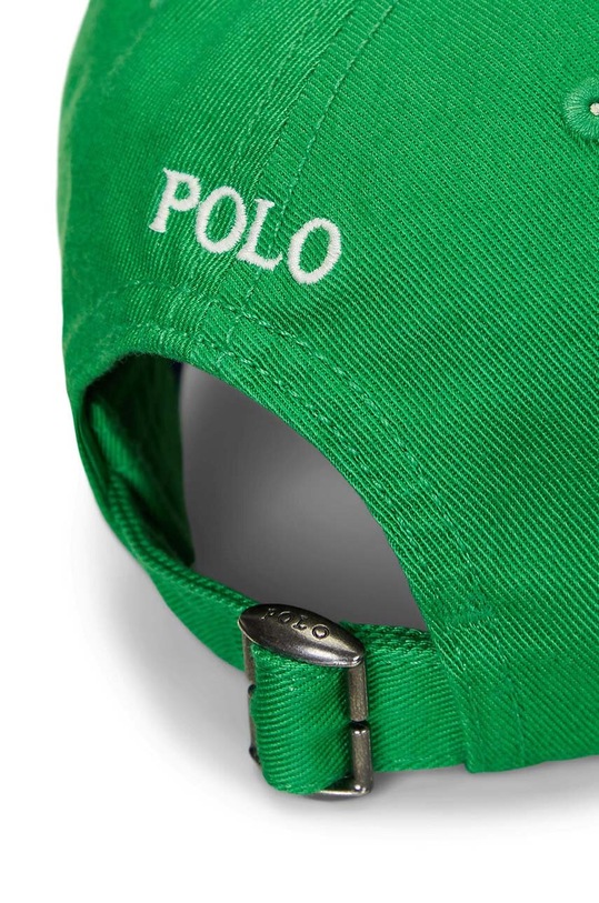 Chłopiec Polo Ralph Lauren czapka z daszkiem bawełniana dziecięca 322785653051 zielony
