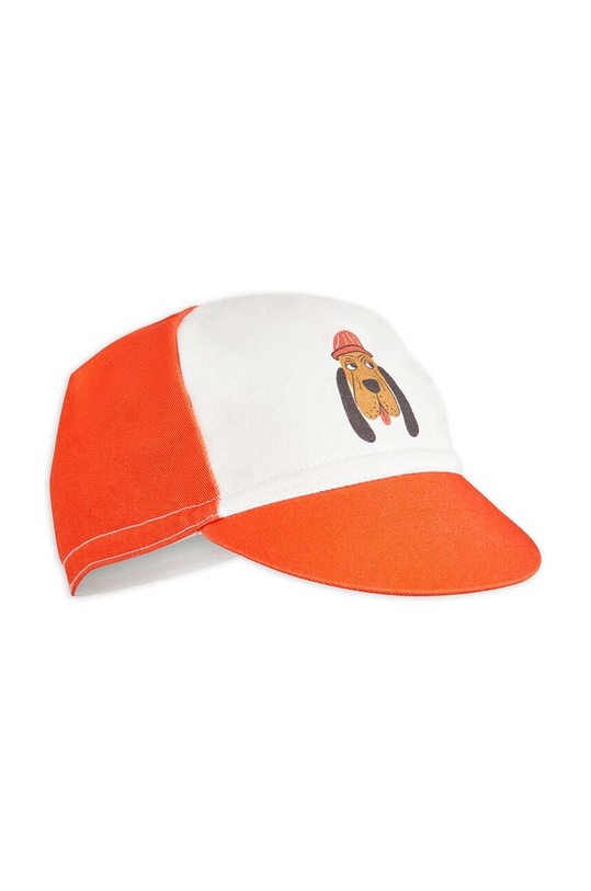 Dětská bavlněná kšiltovka Mini Rodini bavlna oranžová 2416510342