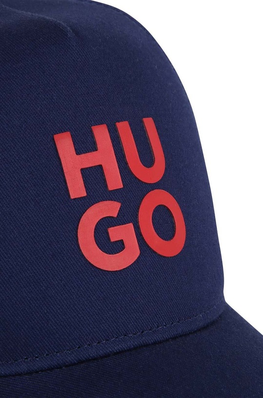 Chłopiec HUGO czapka z daszkiem bawełniana dziecięca G00119. granatowy