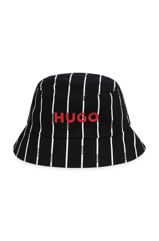 HUGO cappello in cotone bambino/a cotone nero G00123.