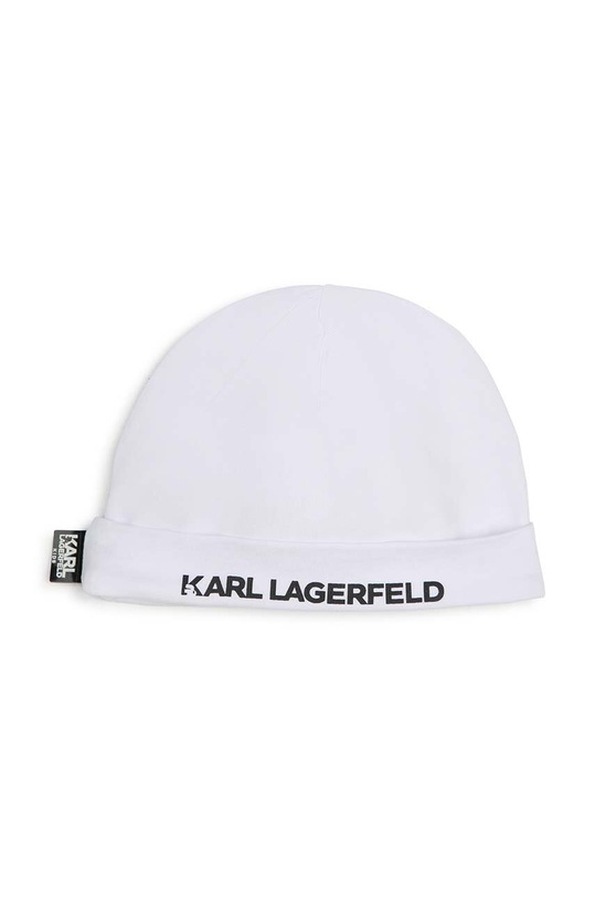 Chłopiec Karl Lagerfeld komplet bawełniany niemowlęcy Z30180. biały